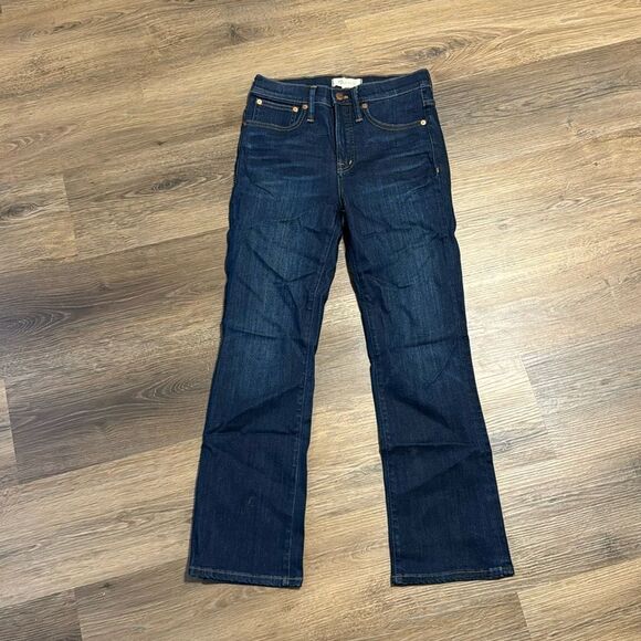 Madewell ladies dark wash Cali Demi-boot jeans size 25 - Picture 1 of 9